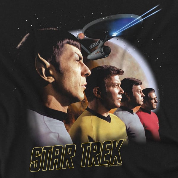 Star Trek Mens Forward to Adventure T-Shirt
