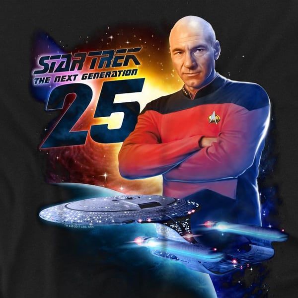 Star Trek Mens The Next Generation 25 T-Shirt