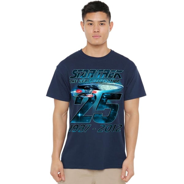 Star Trek Mens Enterprise 25 T-Shirt