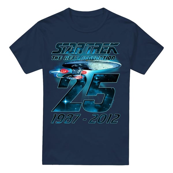 Star Trek Mens Enterprise 25 T-Shirt