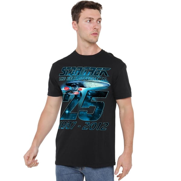 Star Trek Mens Enterprise 25 T-Shirt