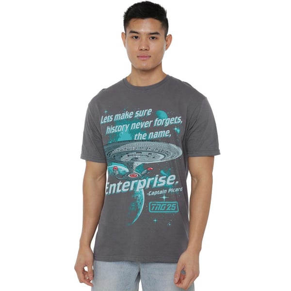 Star Trek Mens Never Forget T-Shirt