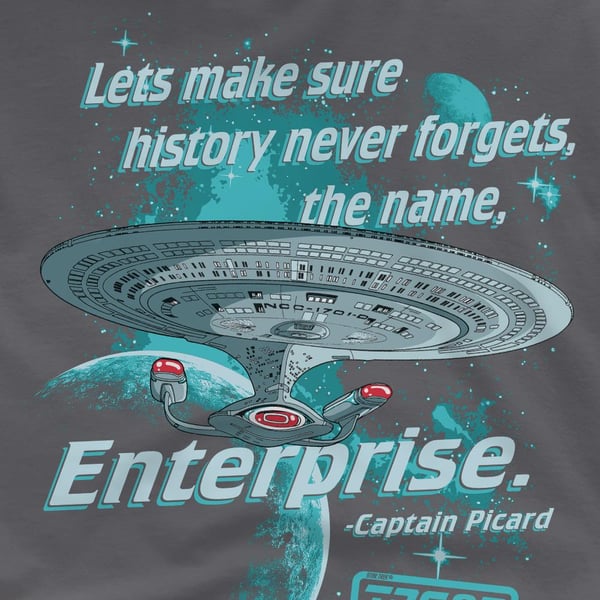 Star Trek Mens Never Forget T-Shirt