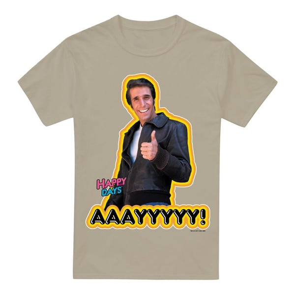 Happy Days Miesten Aaayyyyy T-paita Happy Days Miesten Aaayyyyy T-paita