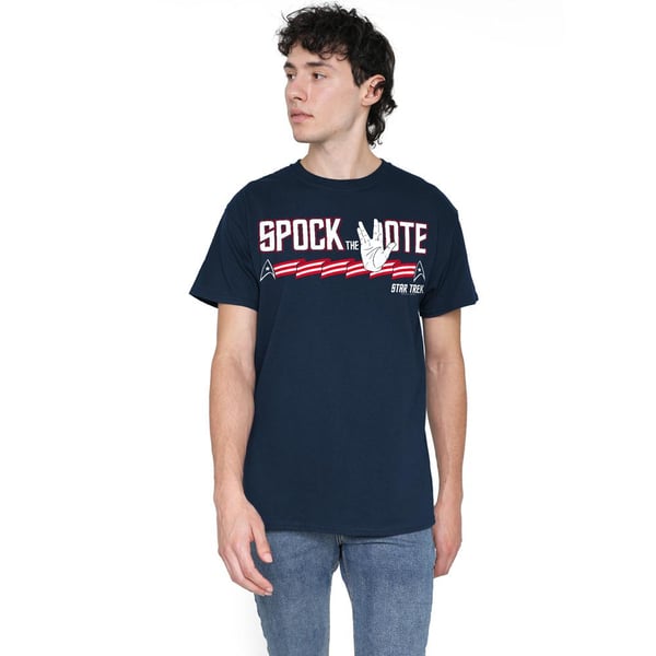 Star Trek Mens Spock the Vote T-Shirt