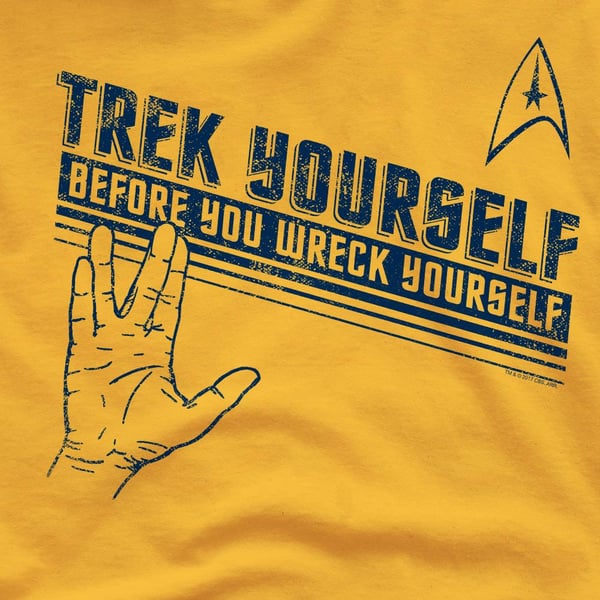 Star Trek Miesten Trek Yourself T-paita