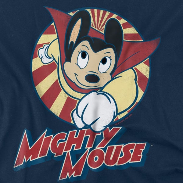 Mighty Mouse Mens The One The Only T-Shirt
