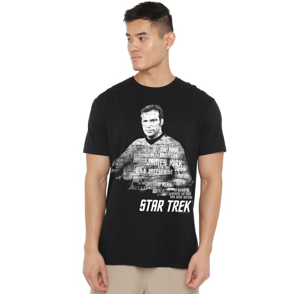 Star Trek Mens Words Captain Kirk T-Shirt