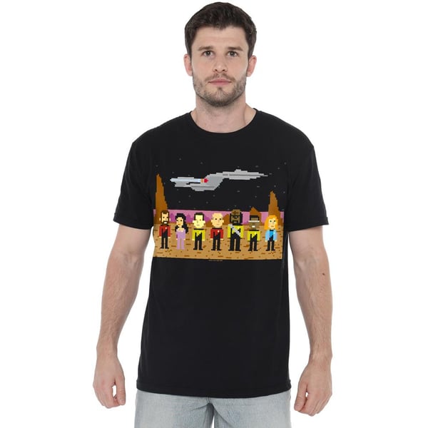 Star Trek Mens The Next Generation Trexel Crew T-Shirt