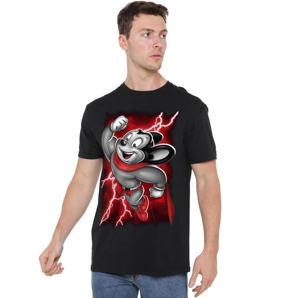 Mighty Mouse Miesten Mighty Storm T-paita