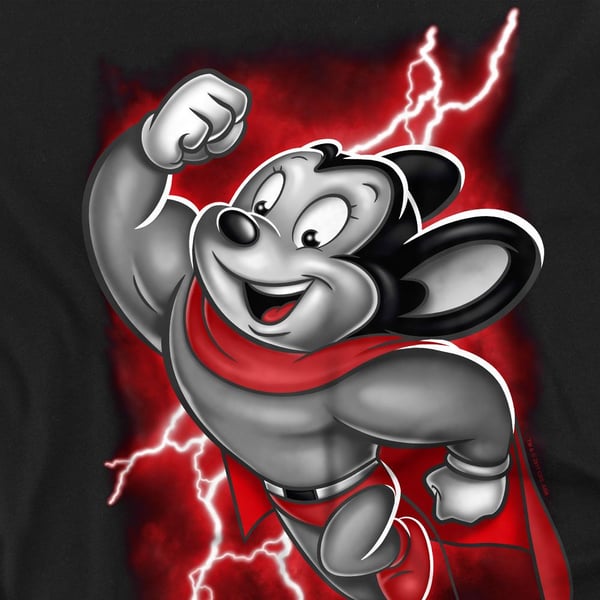 Mighty Mouse Miesten Mighty Storm T-paita