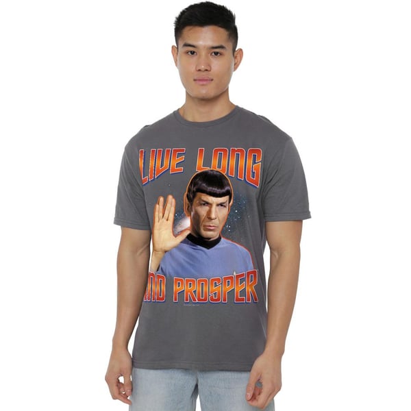 Star Trek: The Original Series Mens Live Long and Prosper Spock T-Shirt