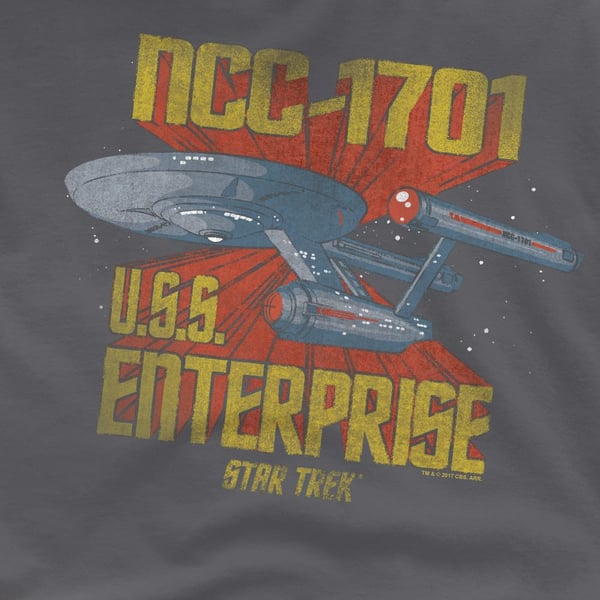Star Trek Mens NCC-1701 T-Shirt