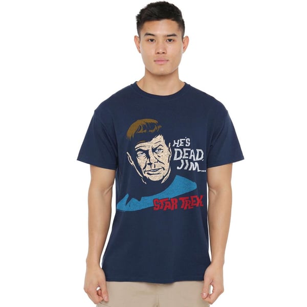 Star Trek Miesten He's Dead Jim T-paita