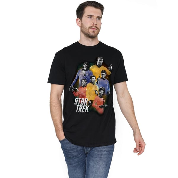 Star Trek Mens Galaxy Glow T-Shirt