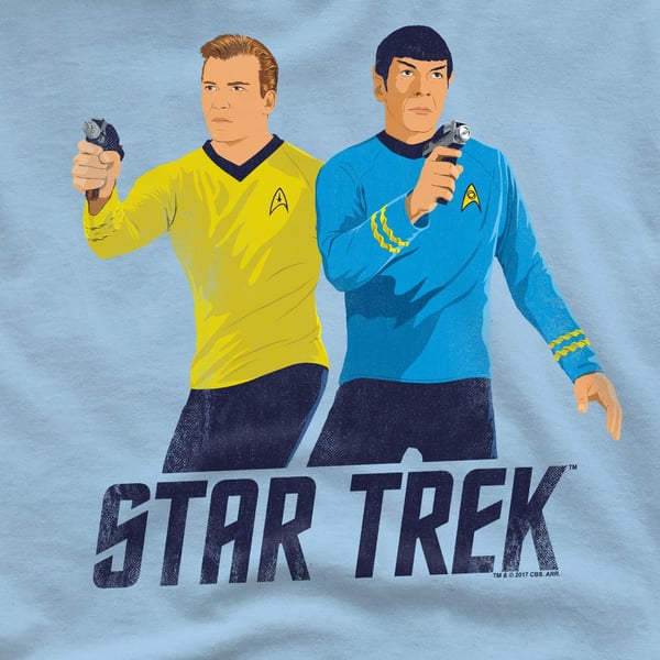 Star Trek Mens Phasers Ready T-Shirt