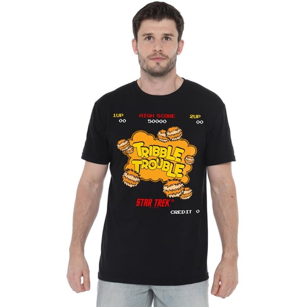 Star Trek Mens Tribble Trouble T-Shirt