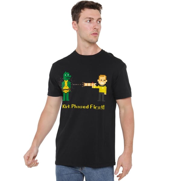 Star Trek Mens Kirk Phased First T-Shirt