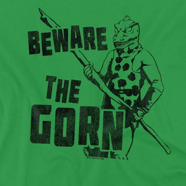 Star Trek Mens Beware the Gorn T-Shirt
