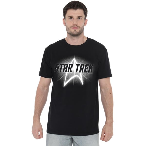 Star Trek Mens Glow Logo T-Shirt