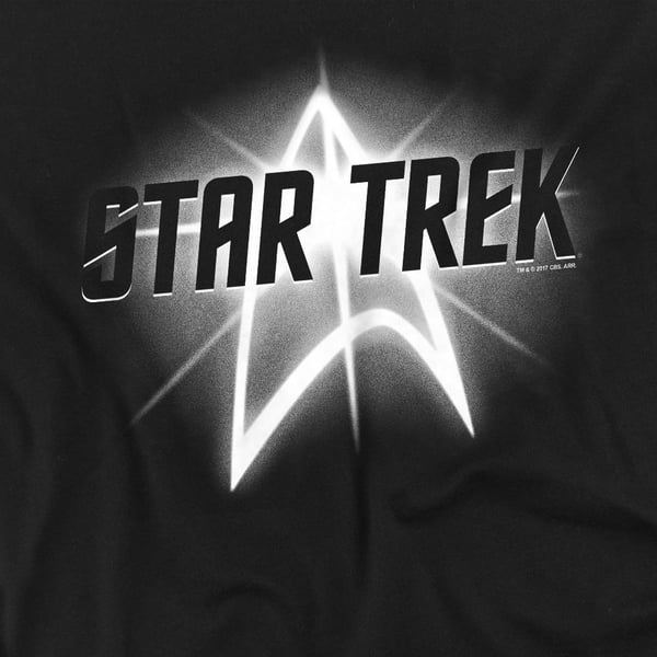 Star Trek Mens Glow Logo T-Shirt