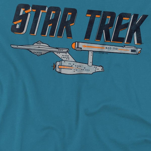 Star Trek Mens Enterprise Logo T-Shirt