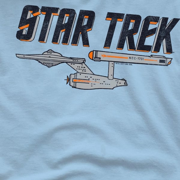 Star Trek Mens Enterprise Logo T-Shirt