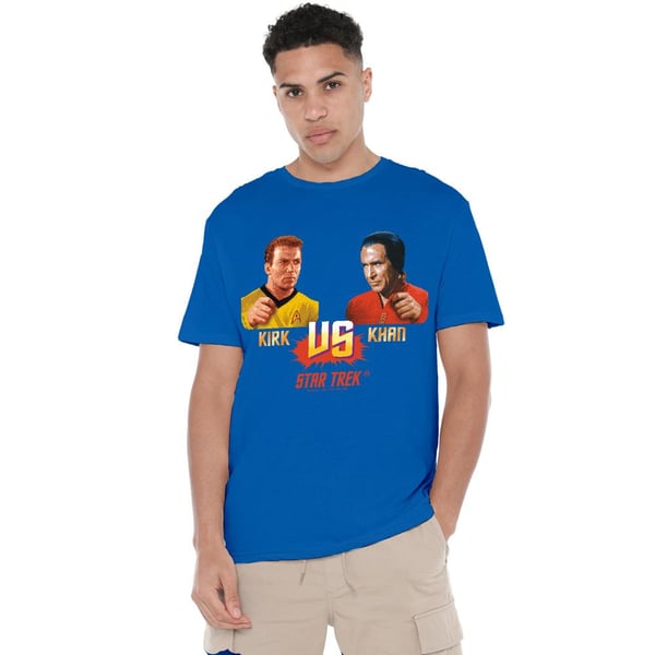 Star Trek Mens Kirk Vs Khan T-Shirt