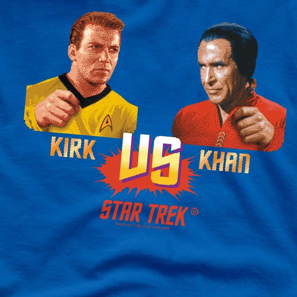 Star Trek Mens Kirk Vs Khan T-Shirt