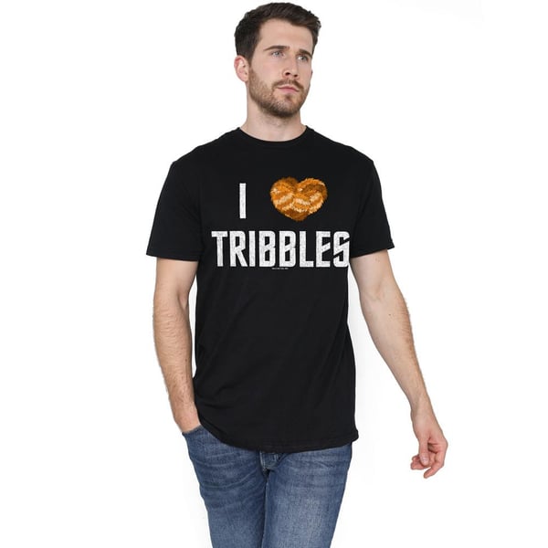 Star Trek Mens I Heart Tribbles T-Shirt