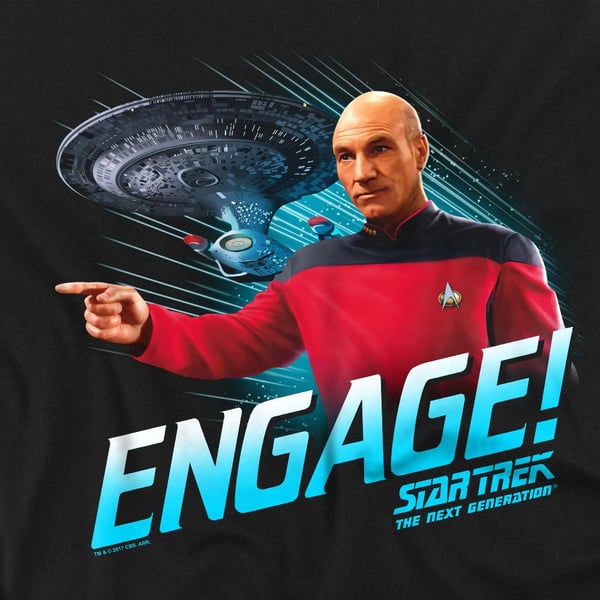 Star Trek Miesten Engage T-paita