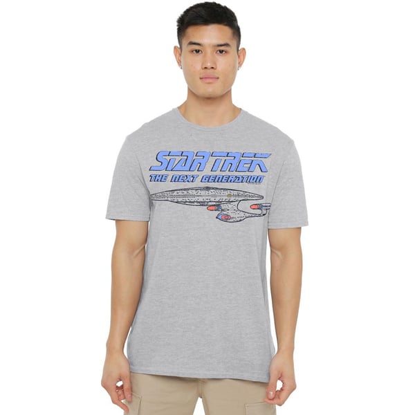 Star Trek Mens The Next Generation Distressed T-Shirt