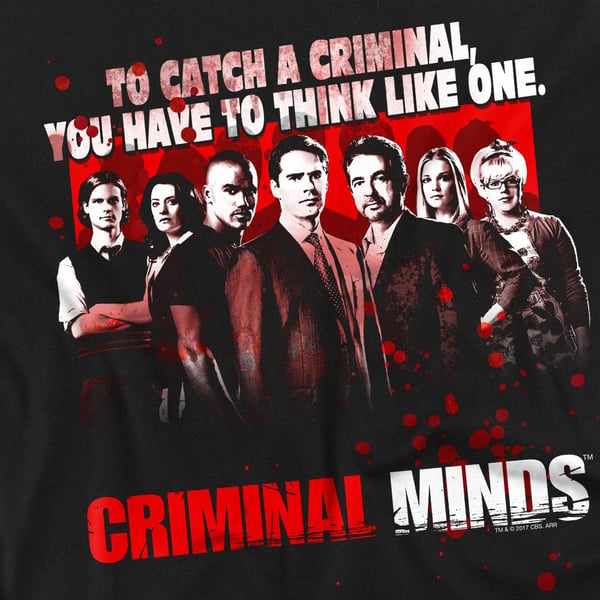 Criminal Minds Miesten Think Like One T-paita
