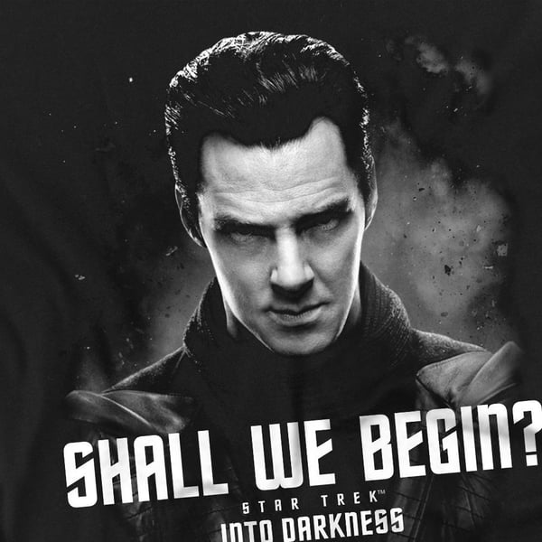 Star Trek: Into Darkness Mens Shall We Begin T-Shirt