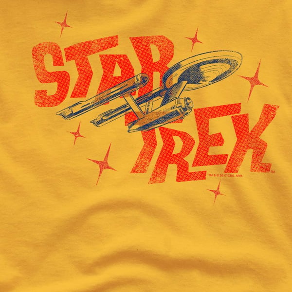 Star Trek Mens Halftone Logo T-Shirt