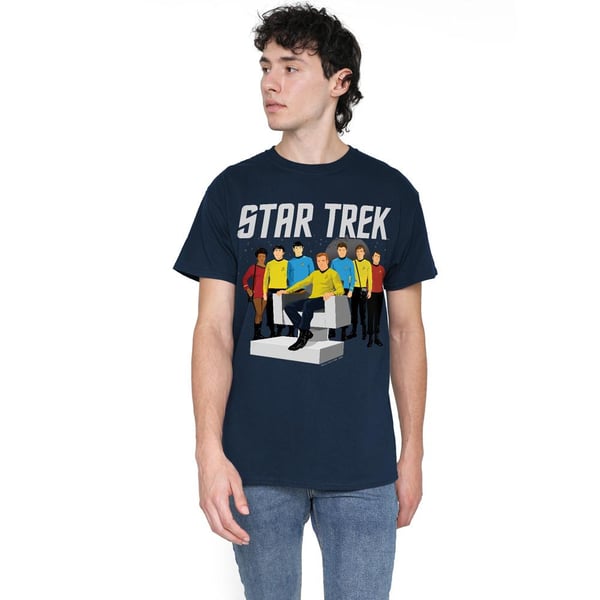 Star Trek Mens Vector Crew T-Shirt