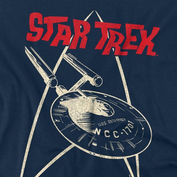 Star Trek Mens Ship Symbol T-Shirt