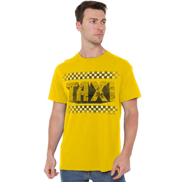 TAXI Miesten Run Down T-paita