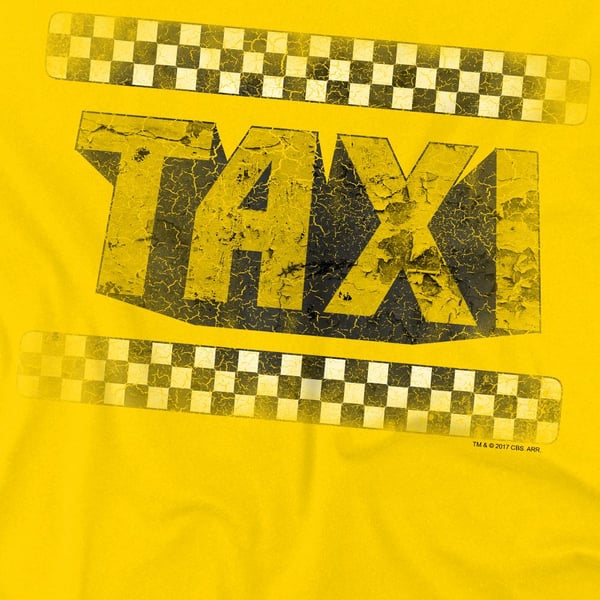 TAXI Miesten Run Down T-paita