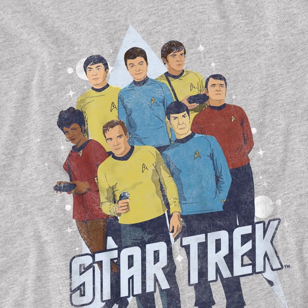 Star Trek Mens Here Here T-Shirt