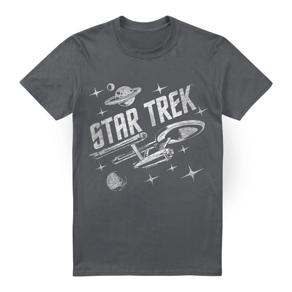 Star Trek Miesten Avaruuden Läpi T-paita