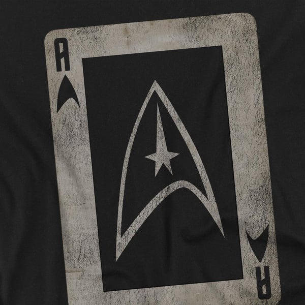 Star Trek Mens The Original Series Ace T-Shirt