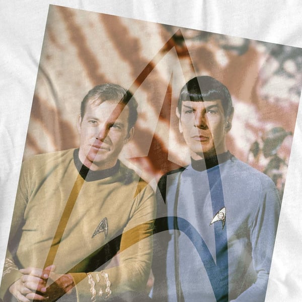 Star Trek Mens Classic Duo T-Shirt