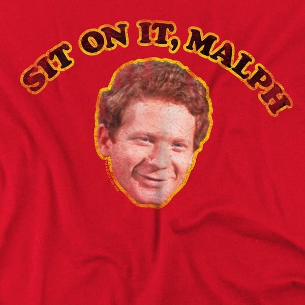 Happy Days Mens Sit on it Malph T-Shirt