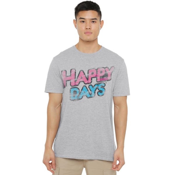 Happy Days Distressed T-shirt til mænd
