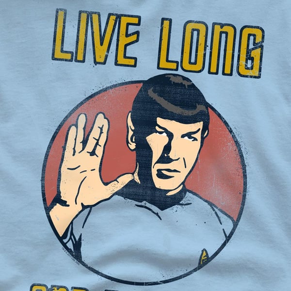 Star Trek miesten pitkäikäinen T-paita