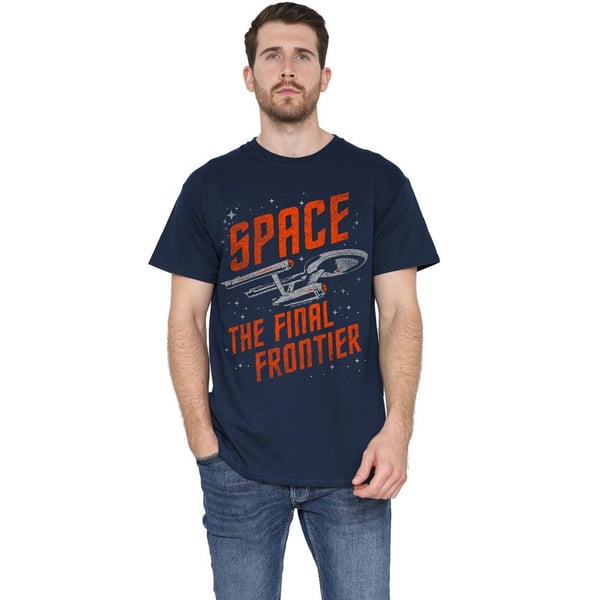 Star Trek miesten avaruusmatkailu T-paita