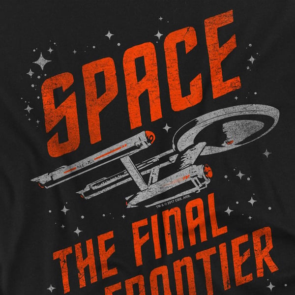 Star Trek Mens Space Travel T-Shirt