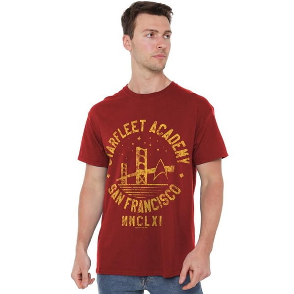 Star Trek Miesten Bridge Collegiate T-paita