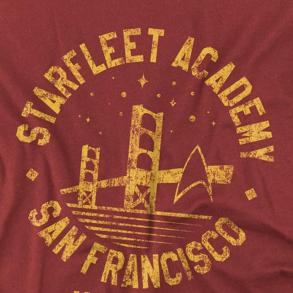 Star Trek Miesten Bridge Collegiate T-paita